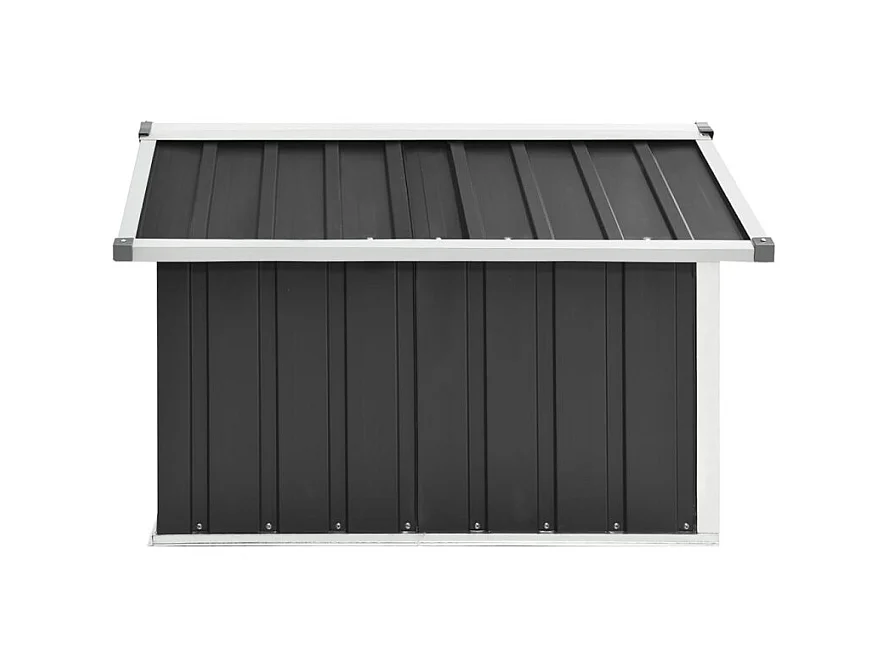 Rasenmäher Garage 92x97x63 cm Verzinkter Stahl Anthrazit