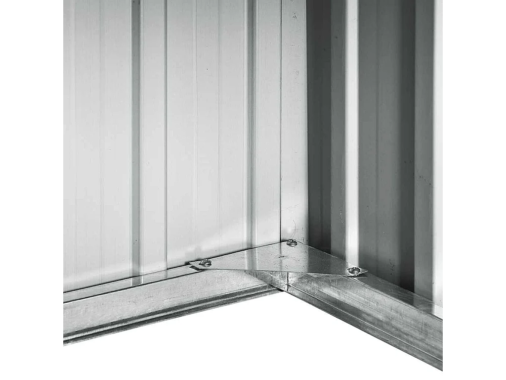 Abri pour robot de jardin 92x97x63cm Acier galvanisé Anthracite