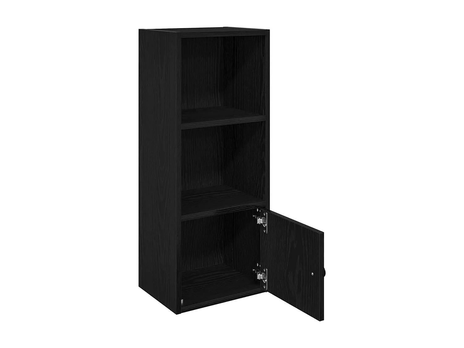 Bibliothèque chêne noir 31x24x77 cm bois d'ingénierie