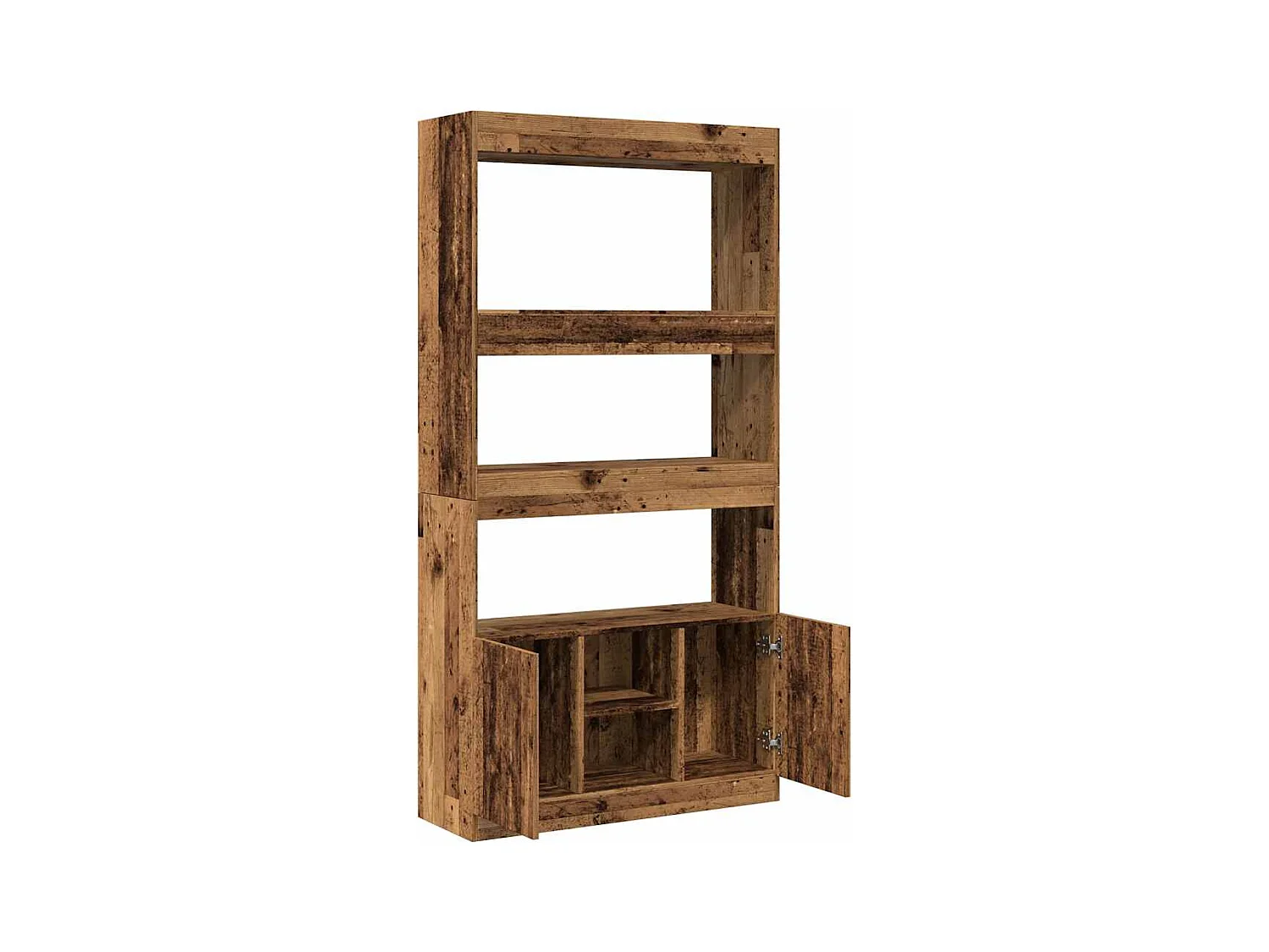 Bibliothèque vieux bois 92x33x180 cm bois d'ingénierie