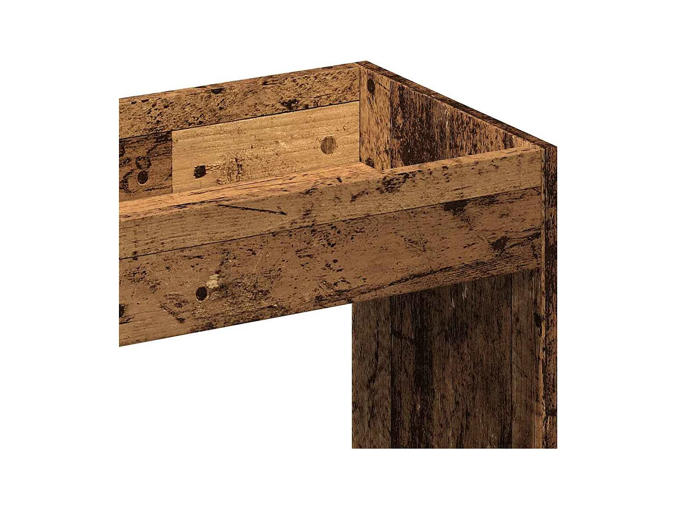 Bibliothèque vieux bois 92x33x180 cm bois d'ingénierie