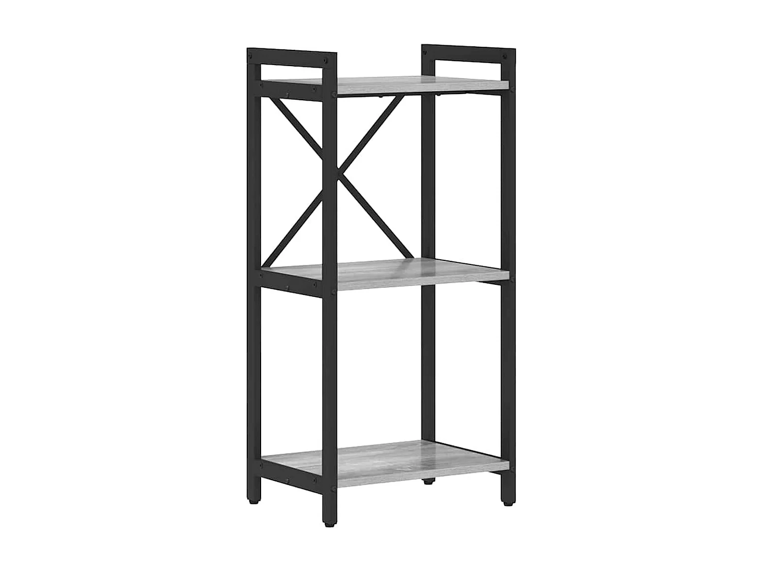 Bibliothèque Sonoma gris 40 x 30 x 83 cm Bois d'ingénierie