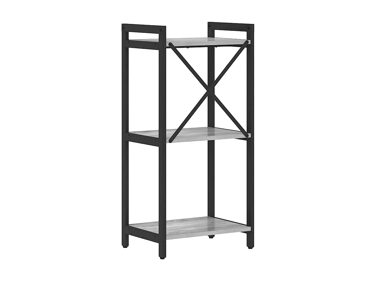 Bibliothèque Sonoma gris 40 x 30 x 83 cm Bois d'ingénierie