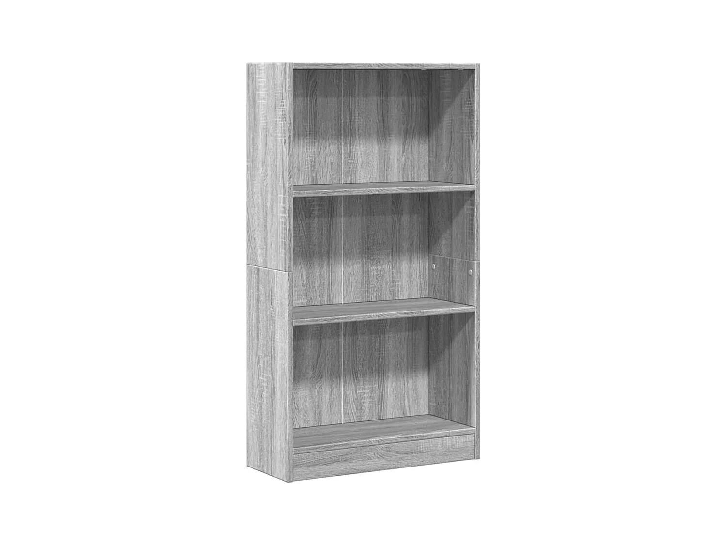 Estantería de madera de ingeniería gris Sonoma 60x24x109 cm