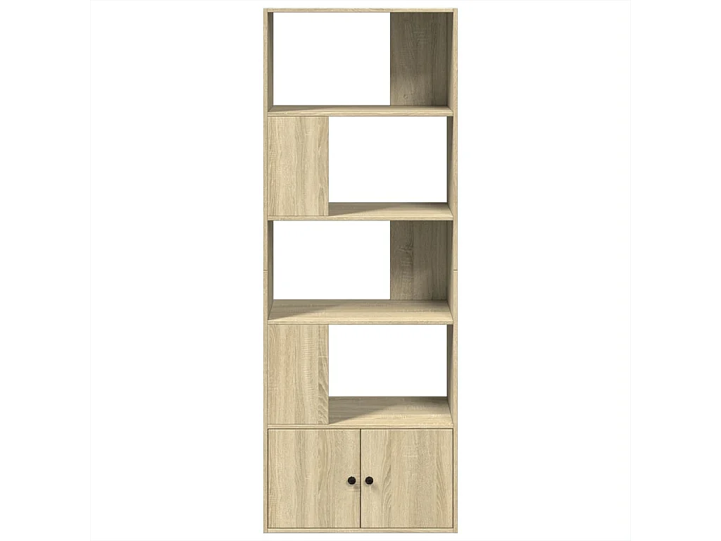 Bibliothèque chêne sonoma 70x36x189 cm bois d'ingénierie