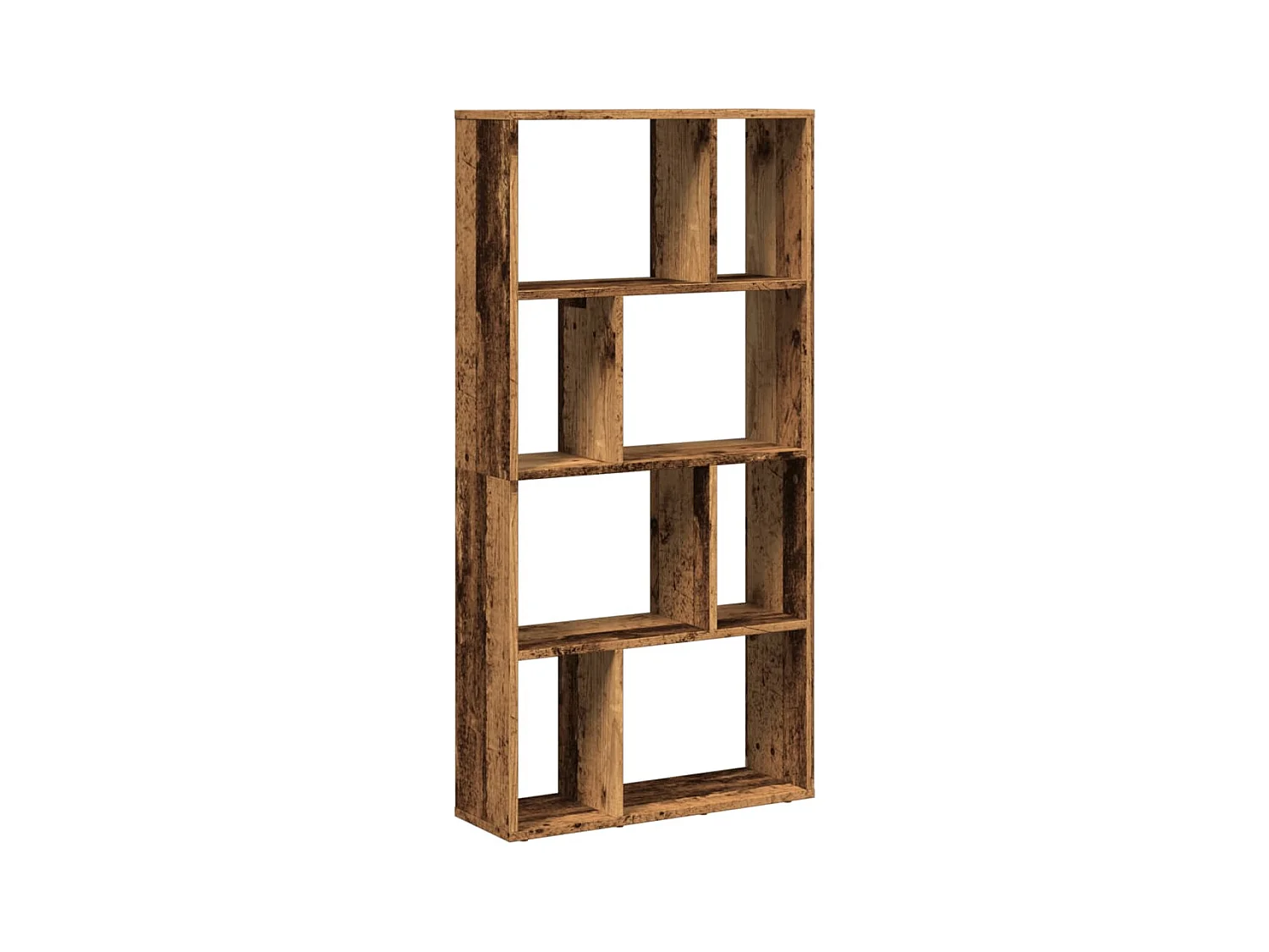 Bibliothèque vieux bois 60x20x120 cm bois d'ingénierie