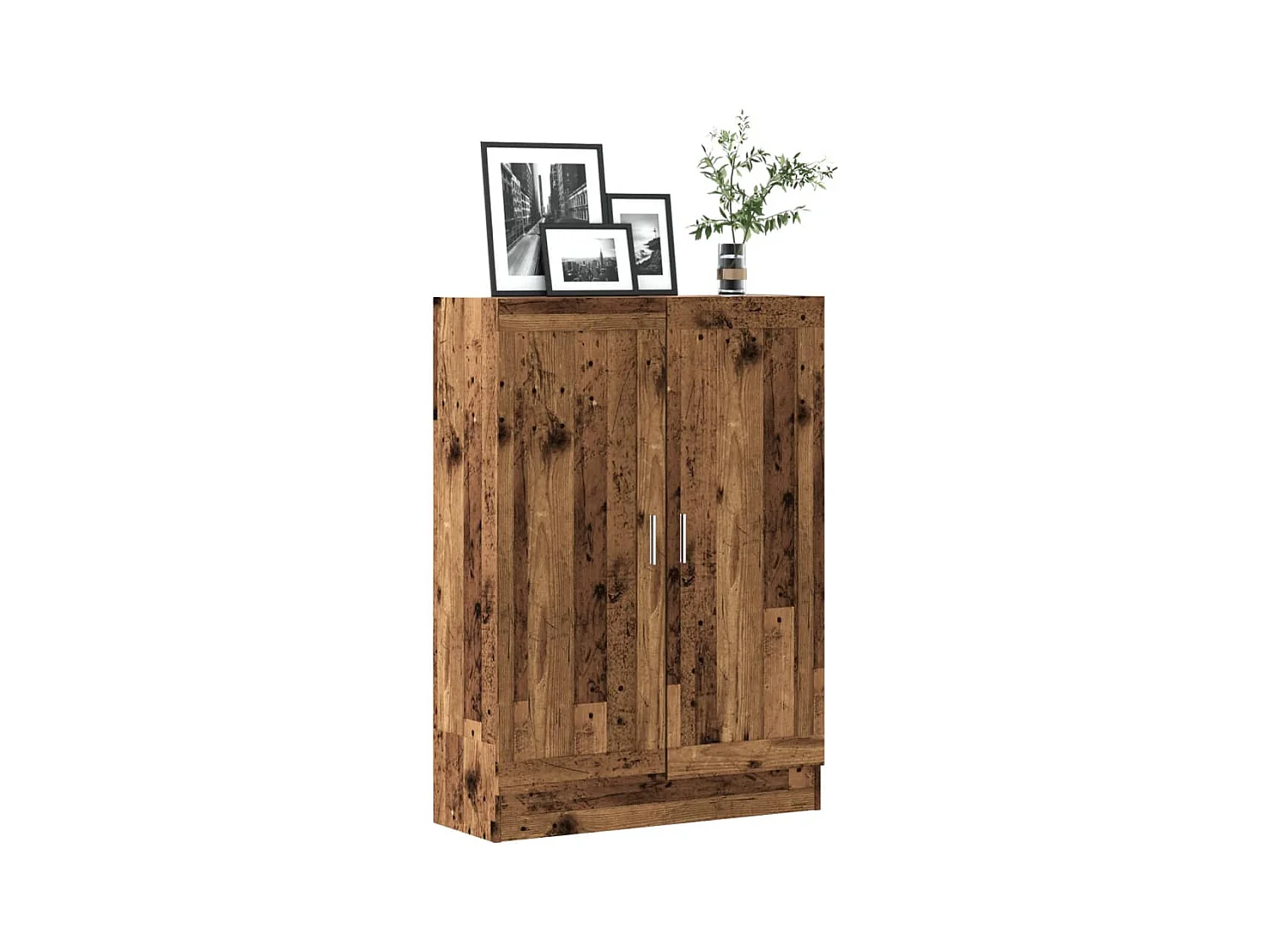 Bibliothèque vieux bois 82,5x30,5x115 cm bois d'ingénierie