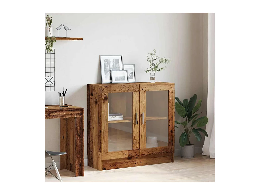 Meuble vieux bois 82,5x30,5x80 cm bois d'ingénierie