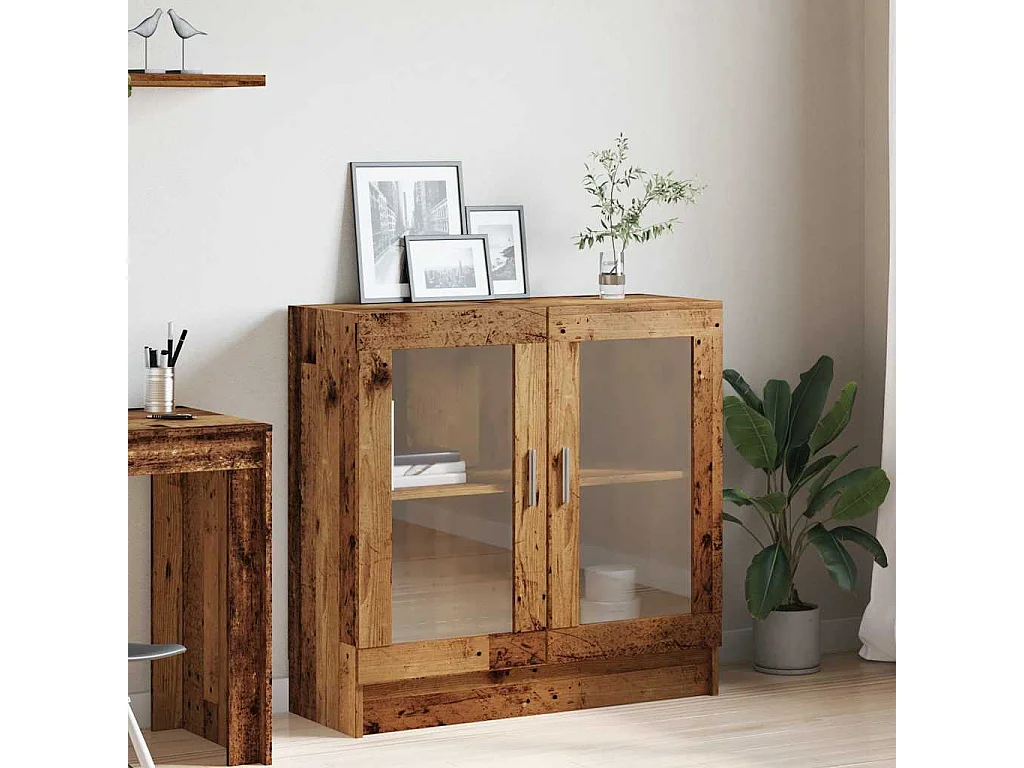 Meuble vieux bois 82,5x30,5x80 cm bois d'ingénierie