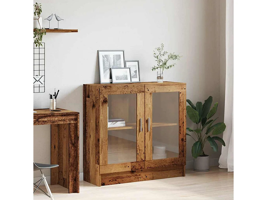 Meuble vieux bois 82,5x30,5x80 cm bois d'ingénierie