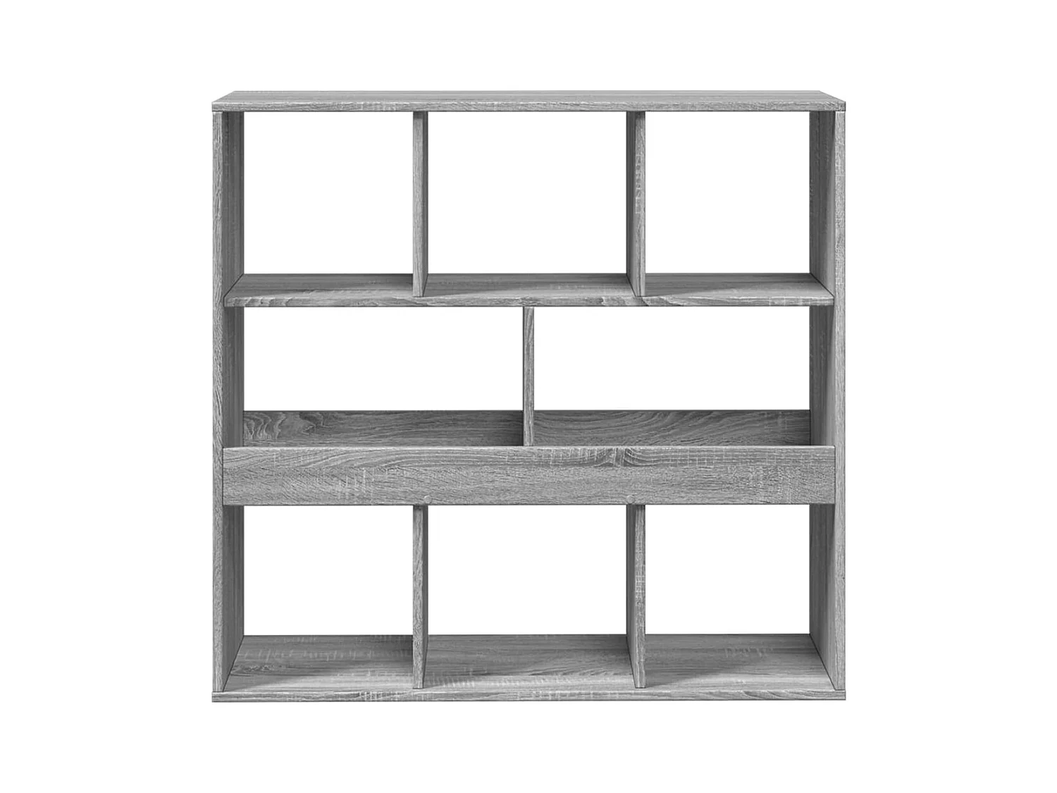 Bibliothèque / Cloison de séparation sonoma gris bois d'ingénierie