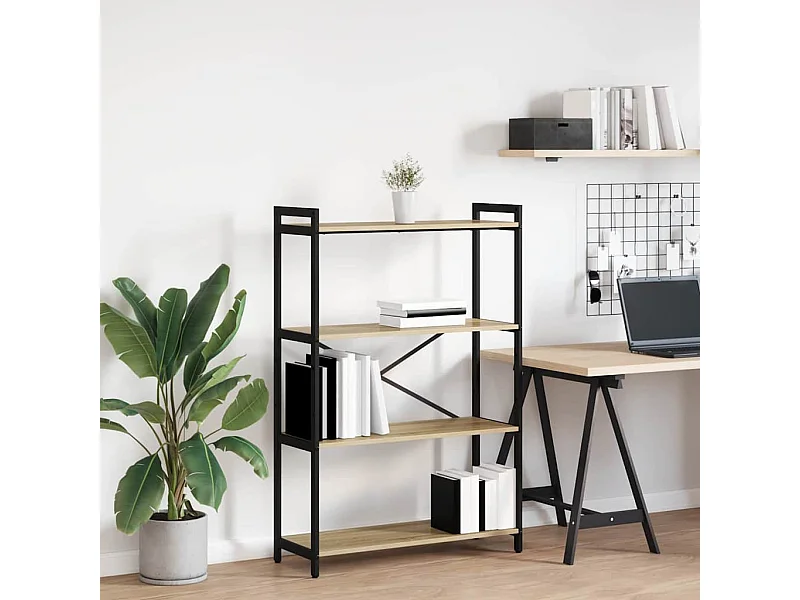 Bibliothèque Chêne sonoma 80 x 30 x 118 cm Bois d'ingénierie