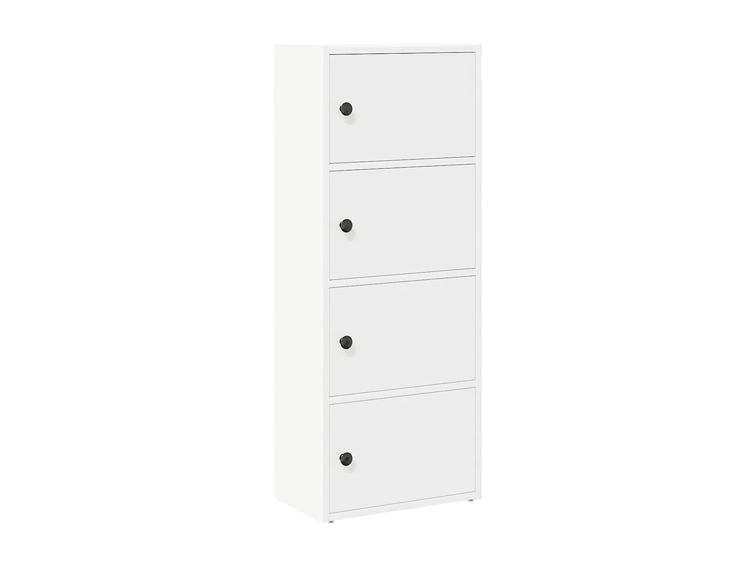 Bibliothèque blanc 40x24x102 cm bois d'ingénierie