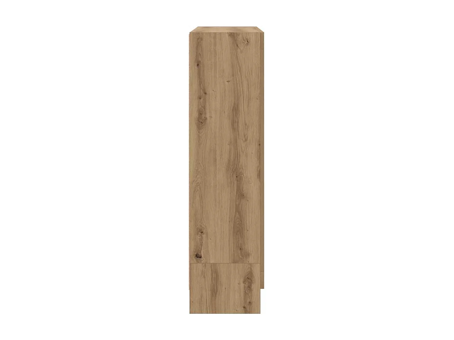 Bibliothèque chêne artisanal 82,5x30,5x115 cm bois d'ingénierie