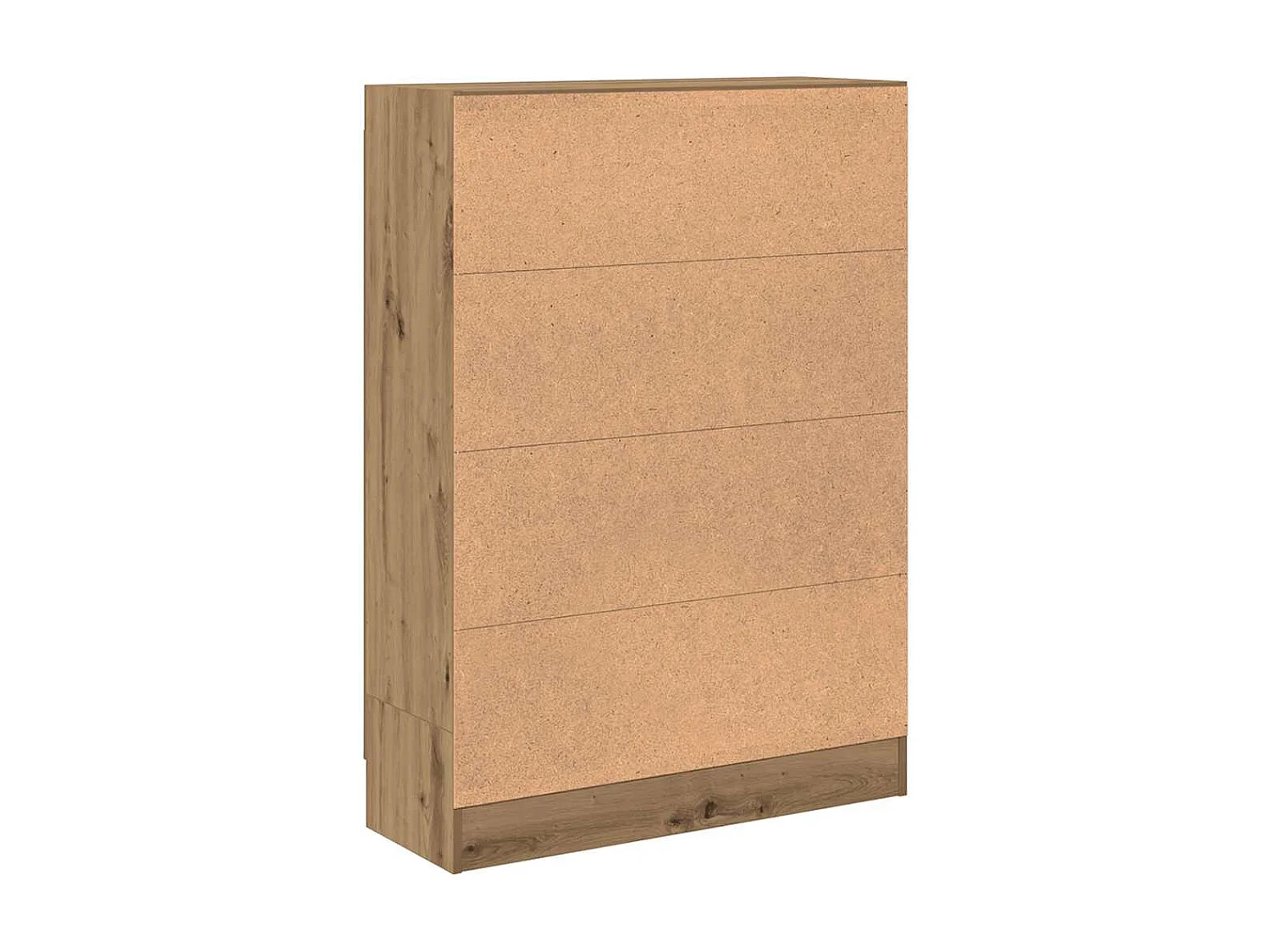 Bibliothèque chêne artisanal 82,5x30,5x115 cm bois d'ingénierie