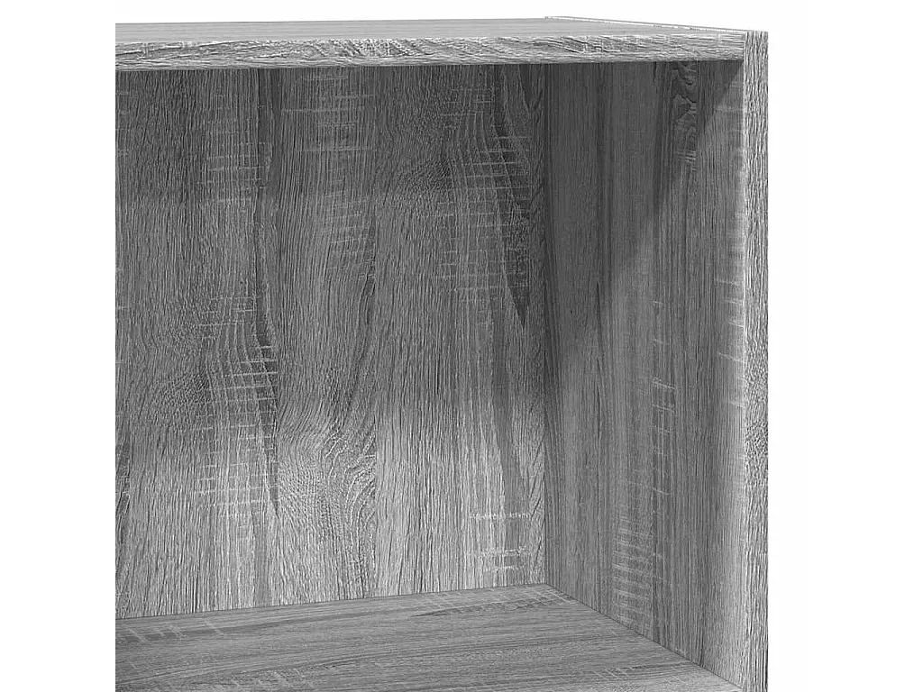 Bibliothèque sonoma gris 40x24x76 cm bois d'ingénierie
