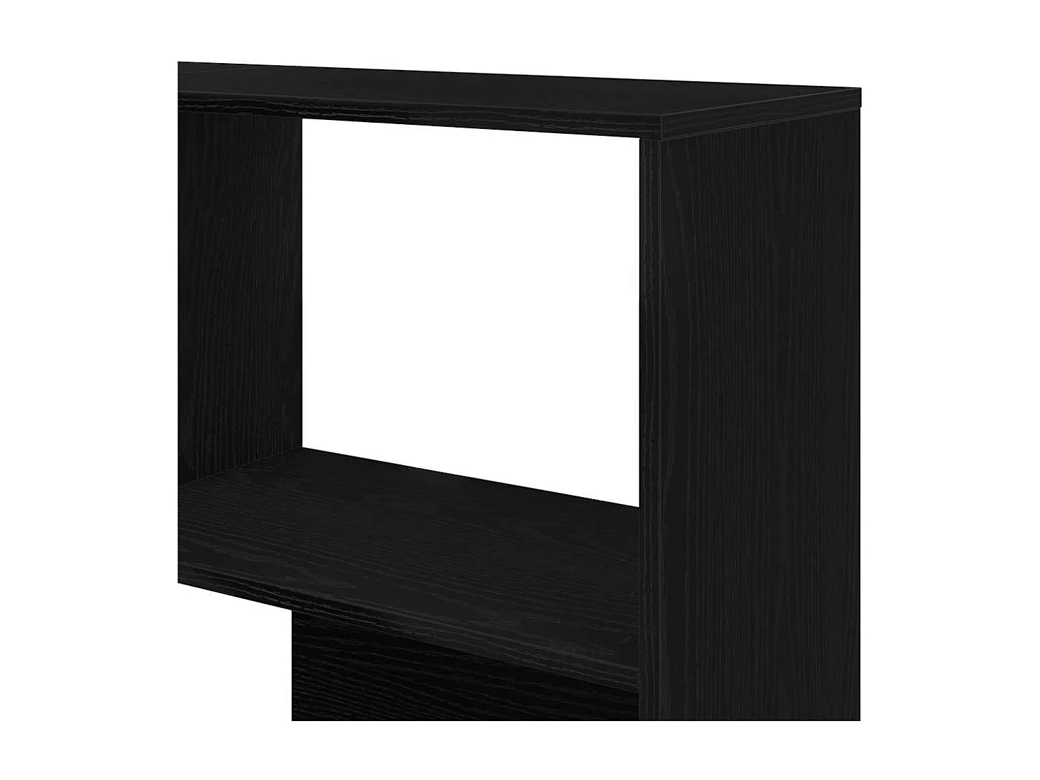 Bibliothèque Chêne noir 140 x 30 x 140 cm Bois d'ingénierie