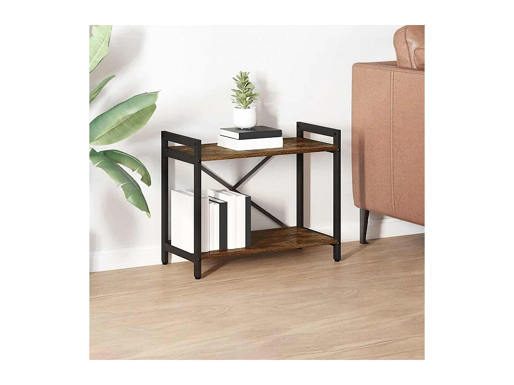 Bibliothèque Chêne fumé 60 x 30 x 48.5 cm Bois d'ingénierie