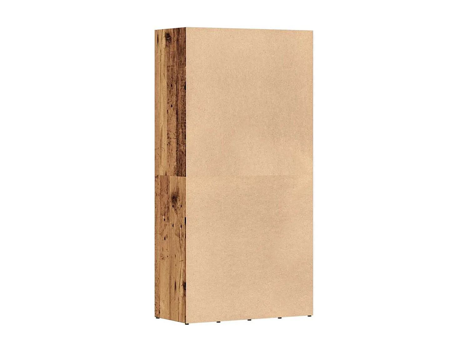 Bibliothèque vieux bois 66x30x130 cm bois d'ingénierie