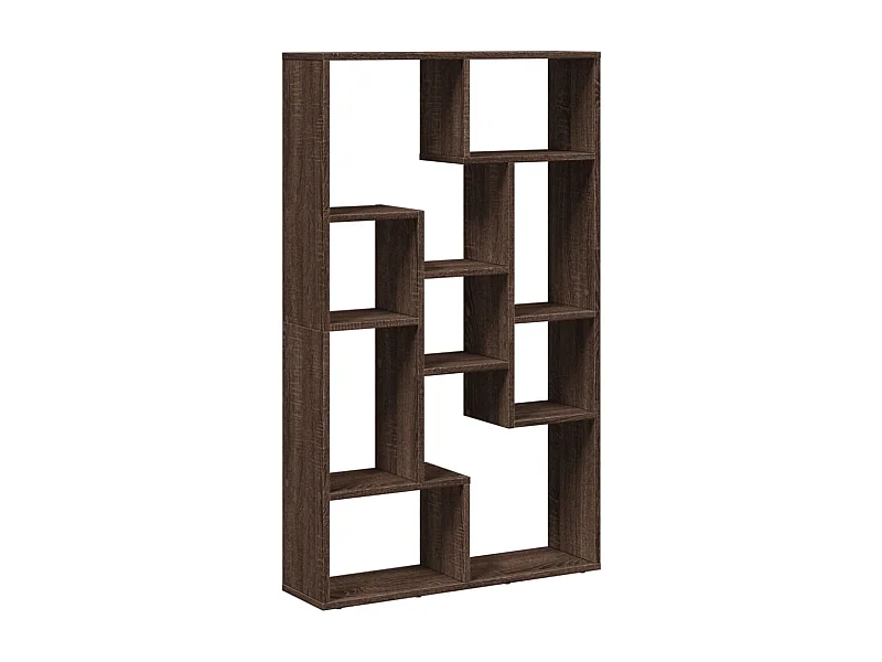 Bibliothèque chêne marron 72x20x120 cm bois d'ingénierie