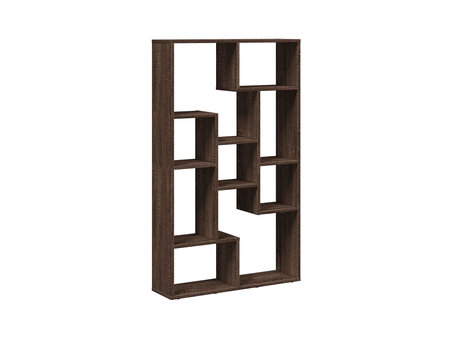 Bibliothèque chêne marron 72x20x120 cm bois d'ingénierie