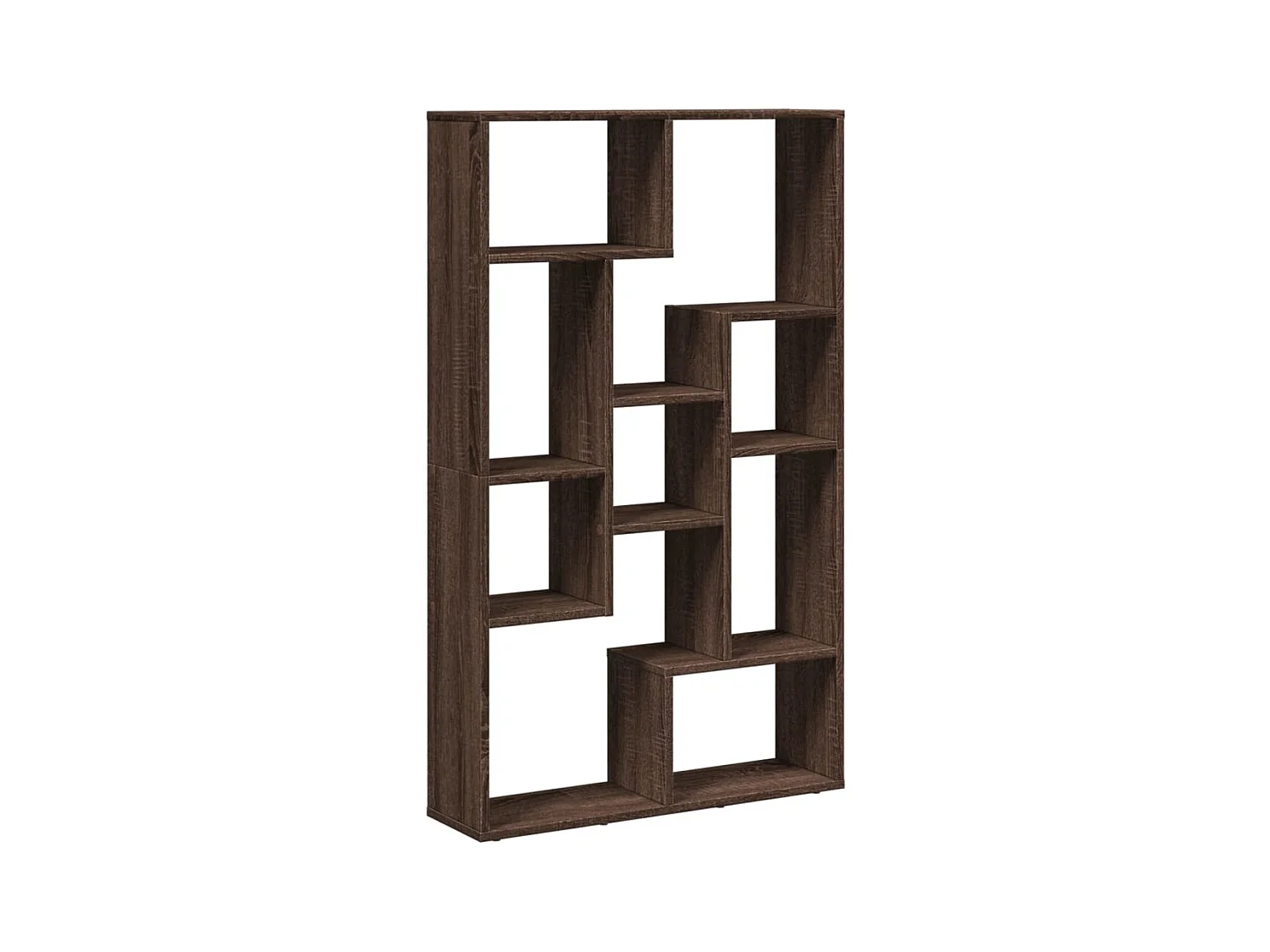 Bibliothèque chêne marron 72x20x120 cm bois d'ingénierie