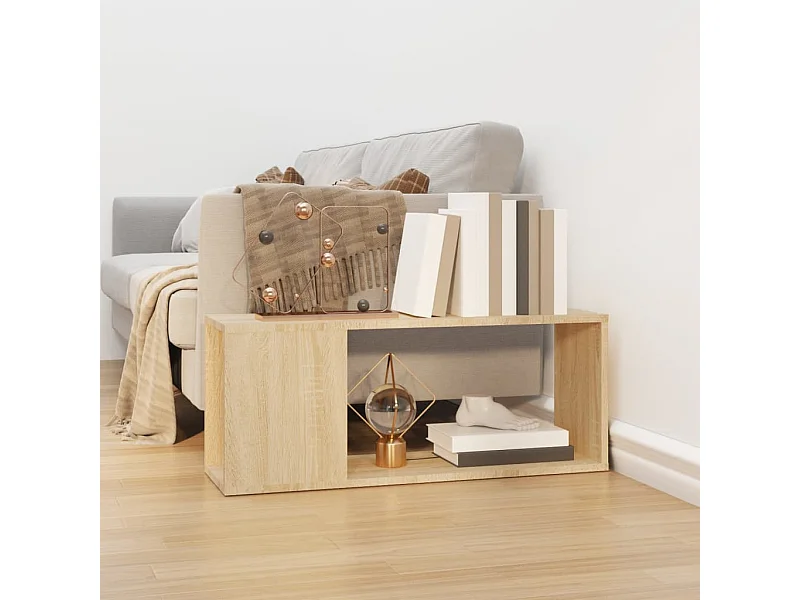 Bibliothèque Chêne sonoma 80x24x32 cm Bois d'ingénierie