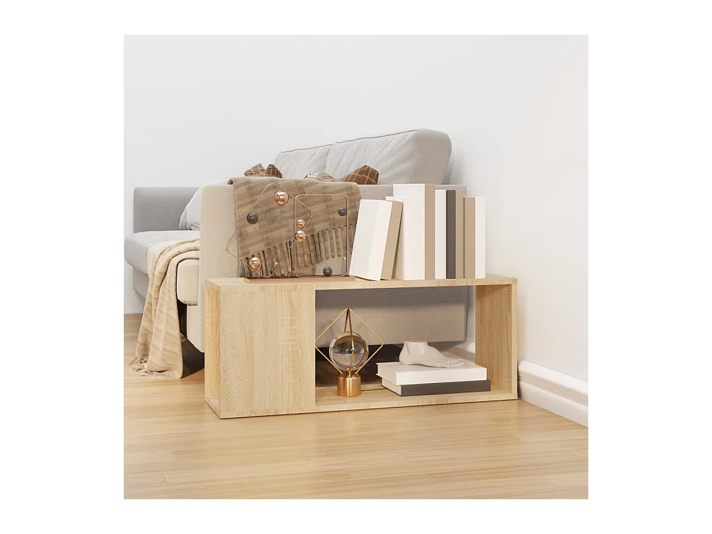 Bibliothèque Chêne sonoma 80x24x32 cm Bois d'ingénierie