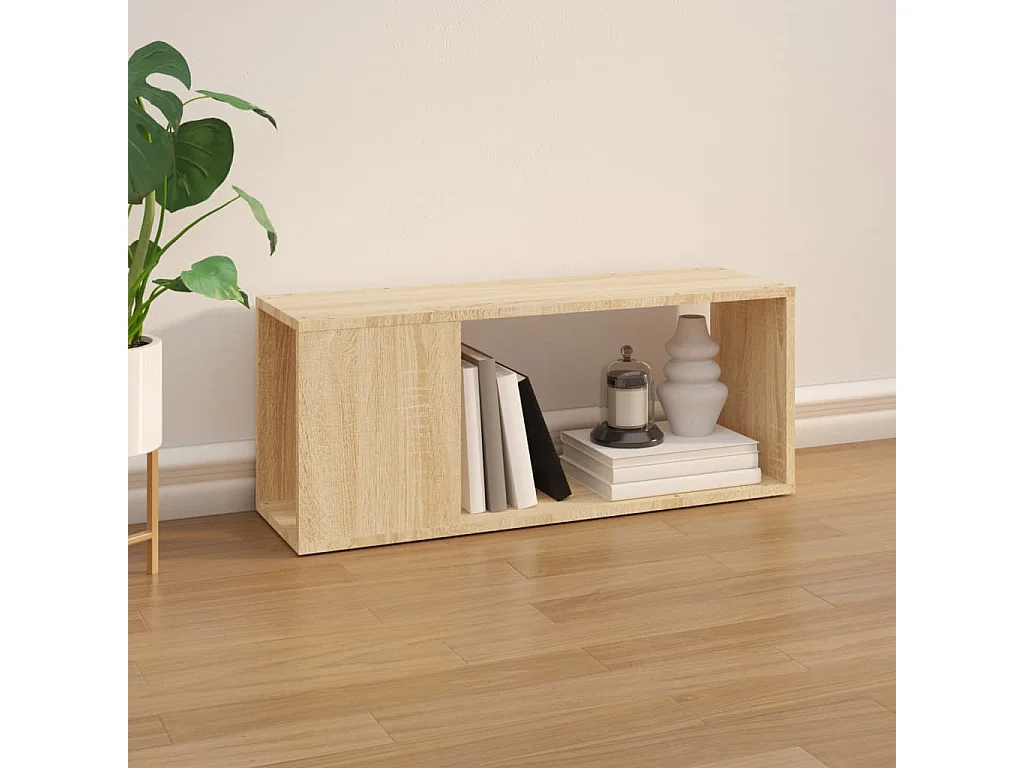 Bibliothèque Chêne sonoma 80x24x32 cm Bois d'ingénierie