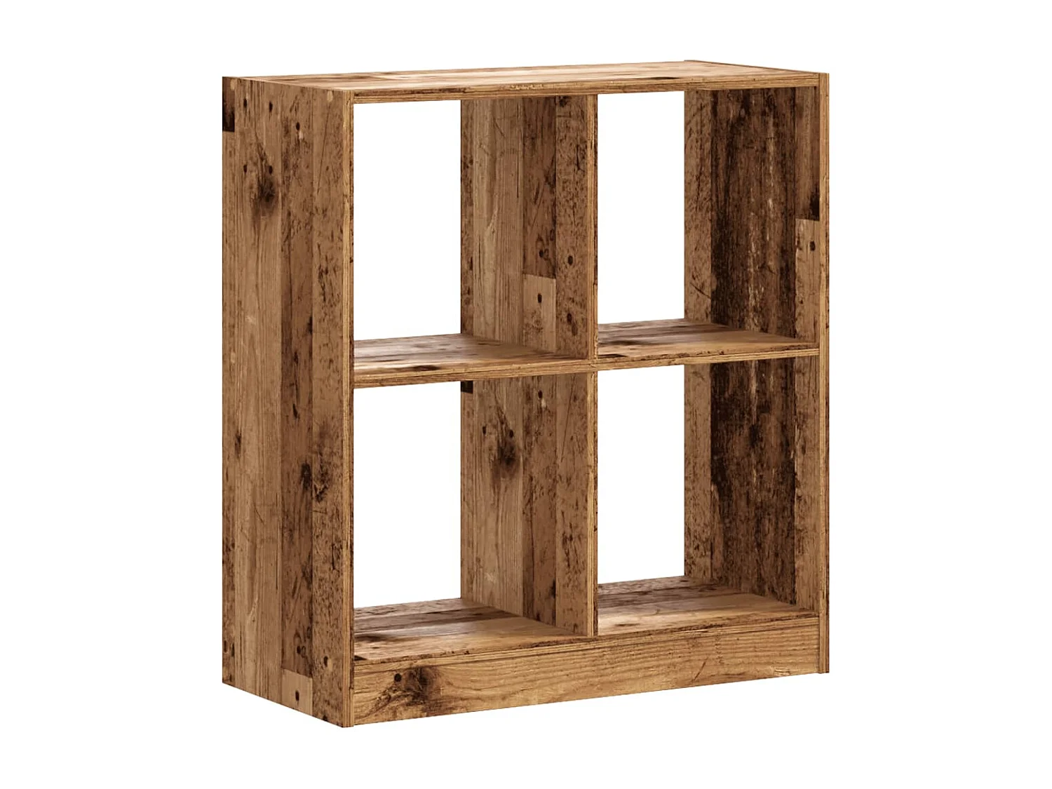 Bibliothèque vieux bois 68,5x32x75 cm bois d'ingénierie