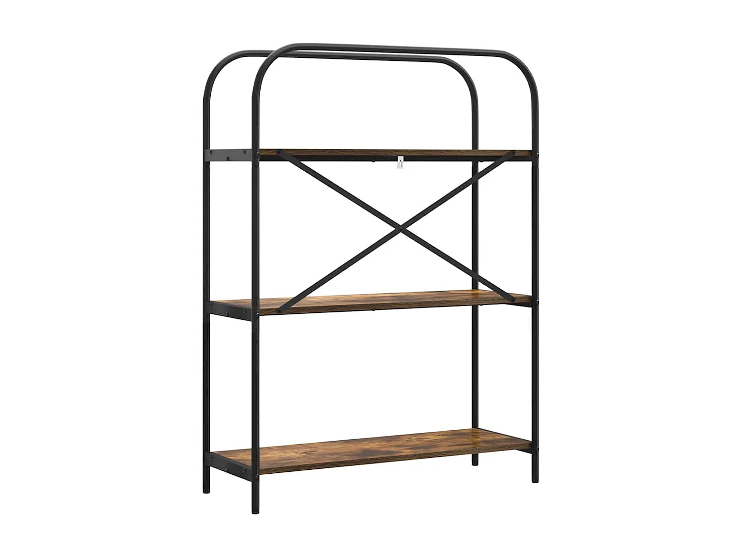 Estante de libros Roble ahumado 80 x 30 x 109 cm