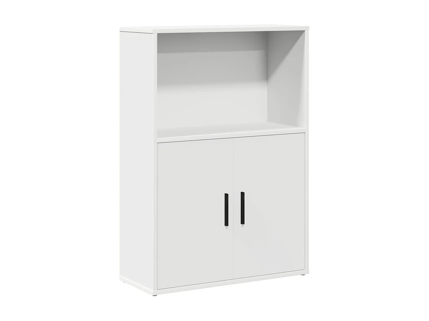 Bibliothèque blanc 60x24x85 cm bois d'ingénierie