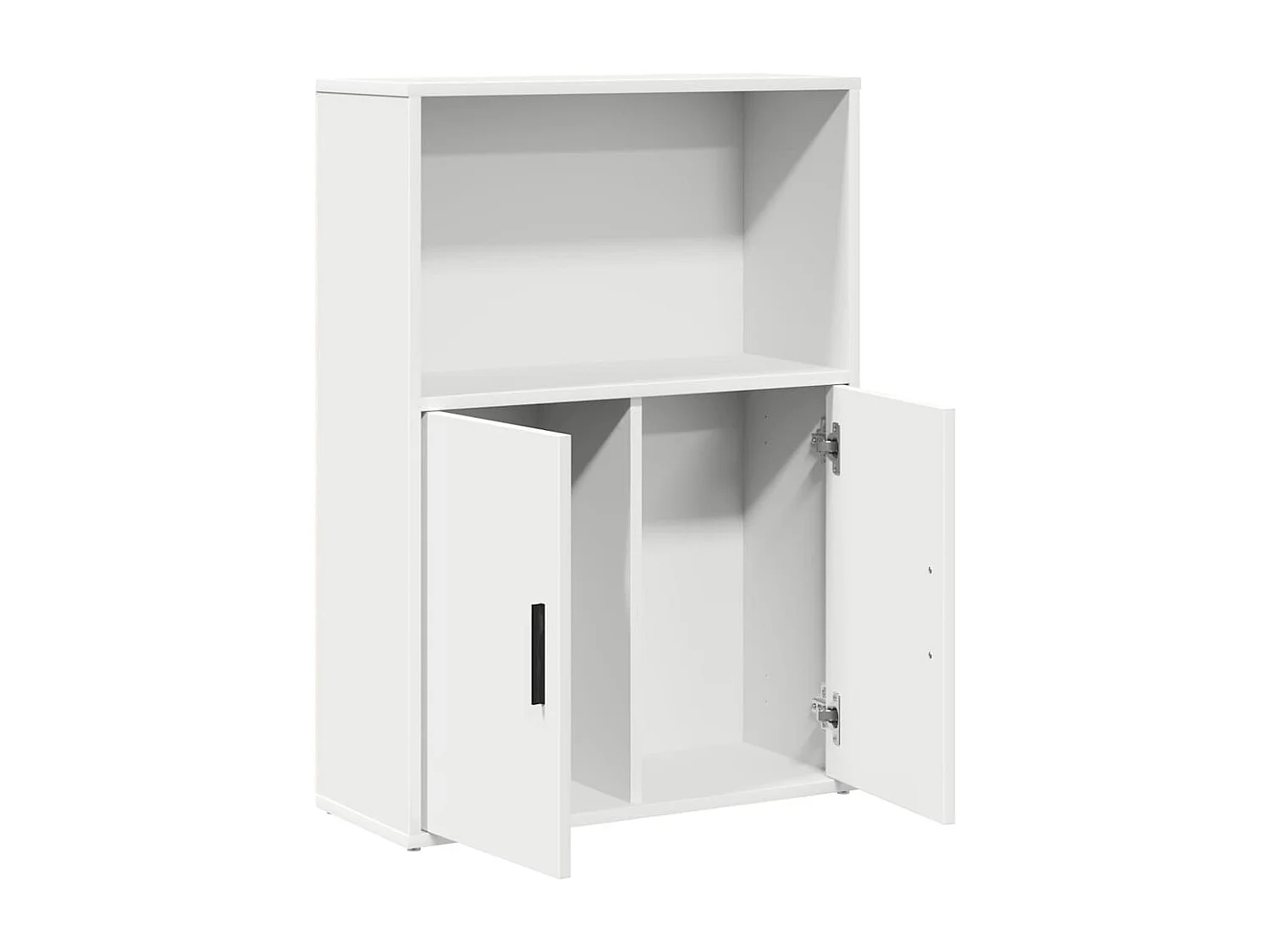 Bibliothèque blanc 60x24x85 cm bois d'ingénierie