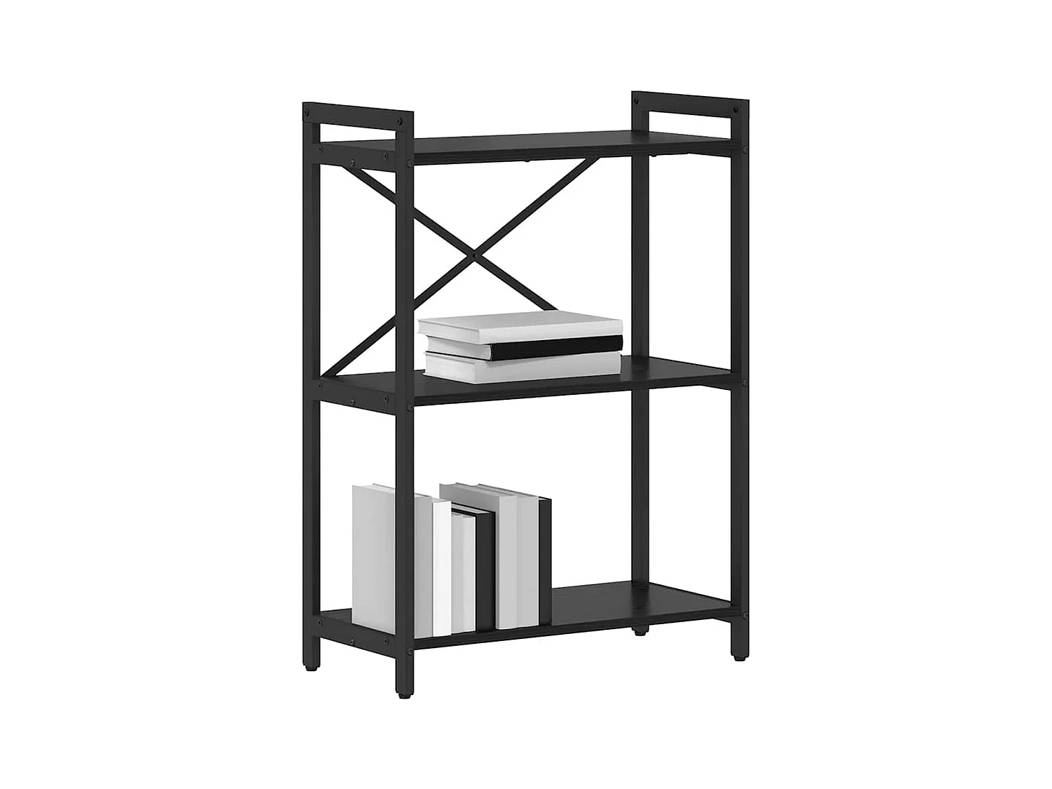 Bibliothèque Chêne noir 60 x 30 x 83 cm Bois d'ingénierie