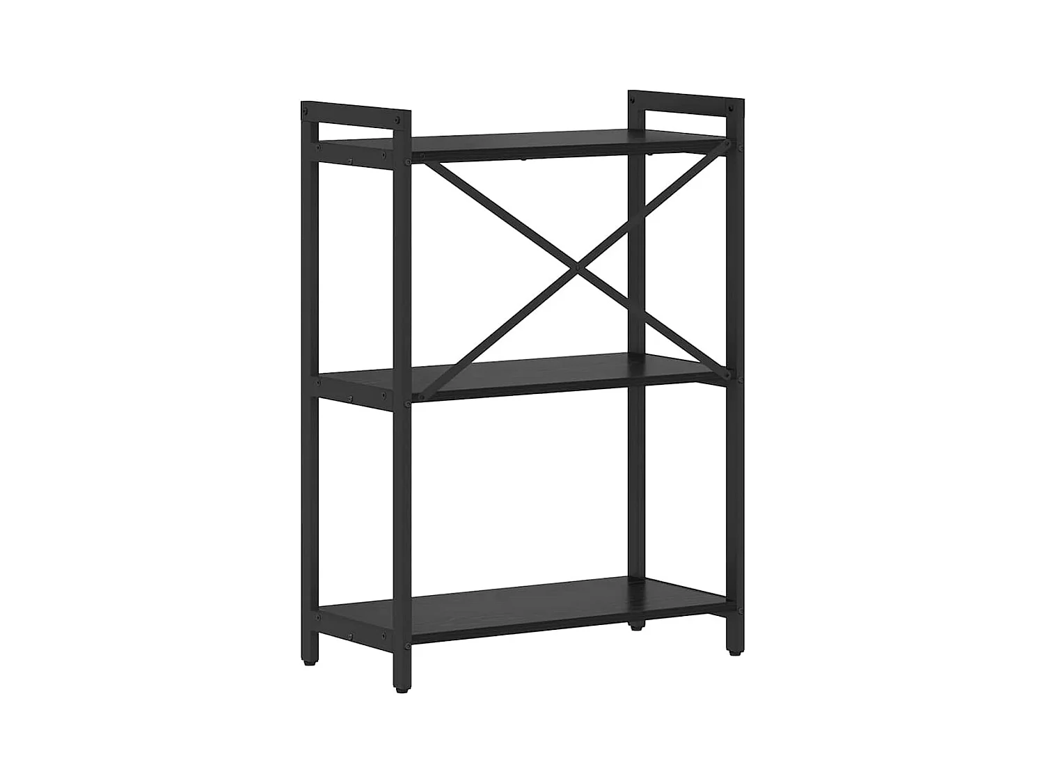 Bibliothèque Chêne noir 60 x 30 x 83 cm Bois d'ingénierie