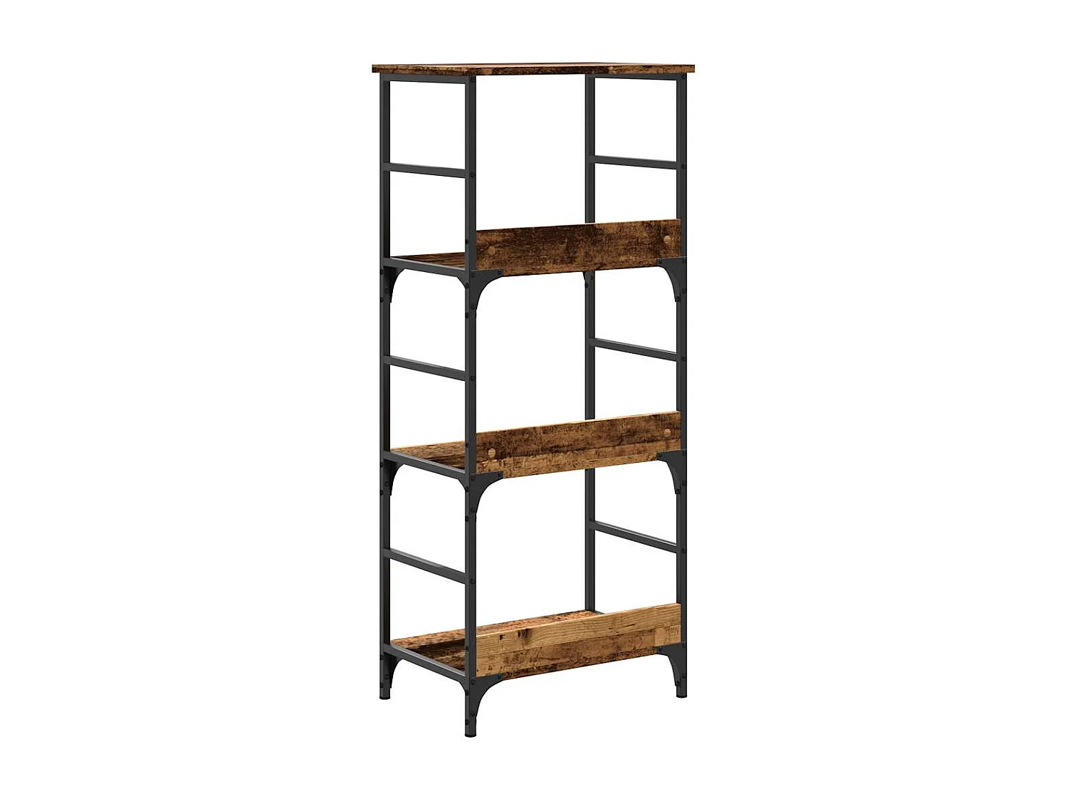 Bibliothèque vieux bois 50x33x117,5 cm bois d'ingénierie