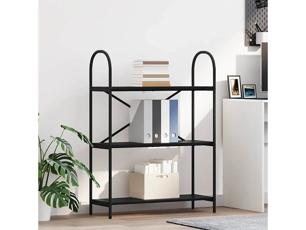 Bibliothèque Chêne noir 80 x 30 x 109 cm Bois d'ingénierie