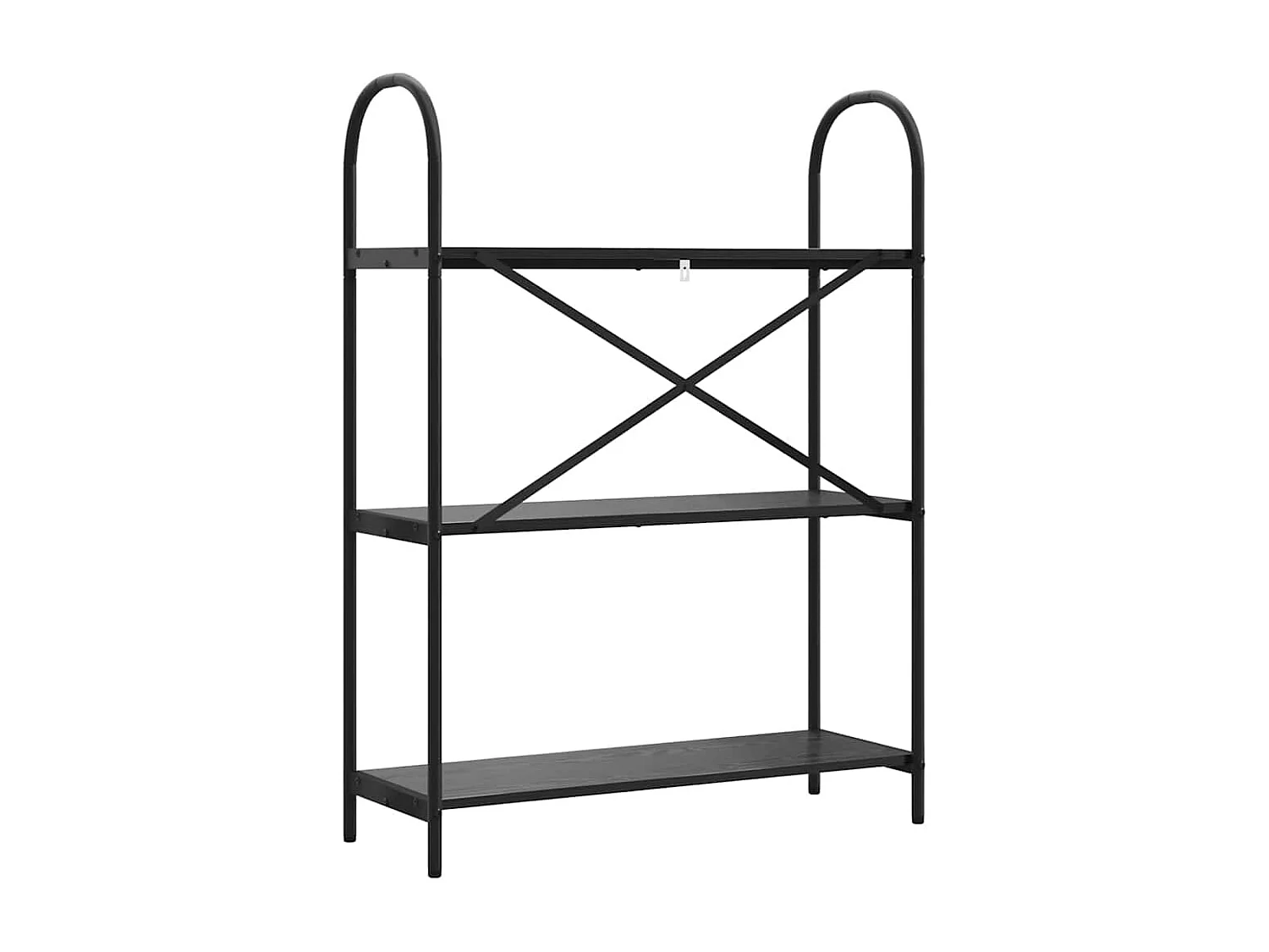 Bibliothèque Chêne noir 80 x 30 x 109 cm Bois d'ingénierie