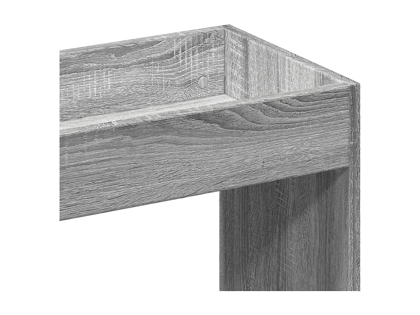 Bibliothèque sonoma gris 92x33x180 cm bois d'ingénierie