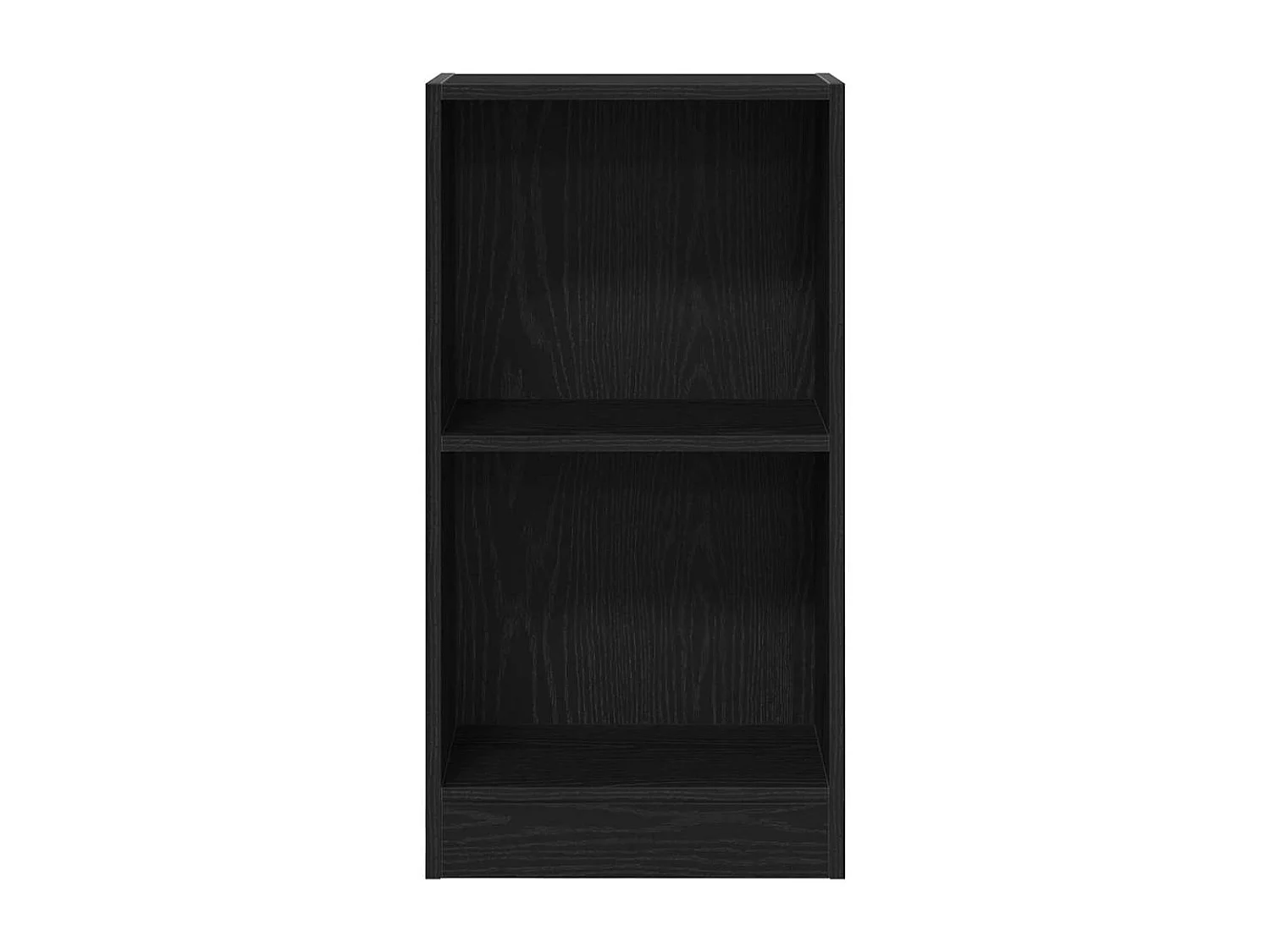 Bibliothèque chêne noir 40x24x76 cm bois d'ingénierie