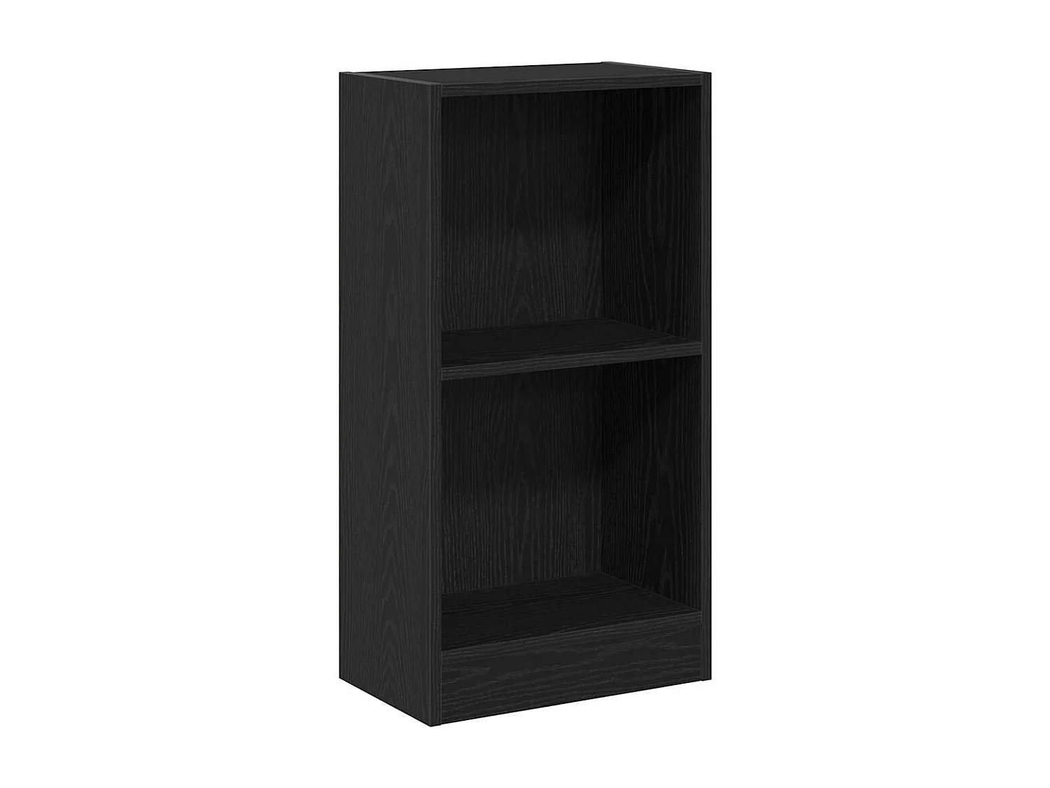 Bibliothèque chêne noir 40x24x76 cm bois d'ingénierie