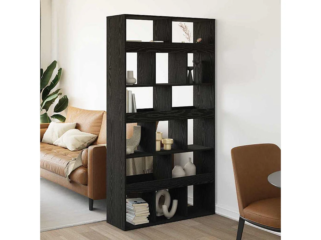 Bibliothèque Chêne noir 100 x 33 x 187,5 cm Bois d'ingénierie