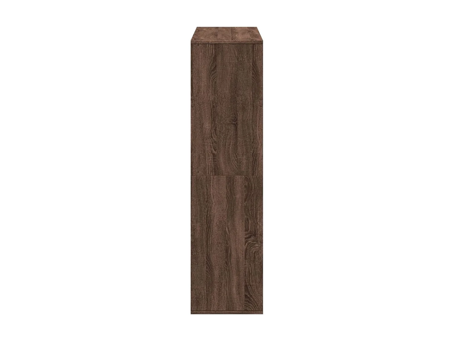 Bibliothèque / Cloison de séparation chêne marron bois d'ingénierie