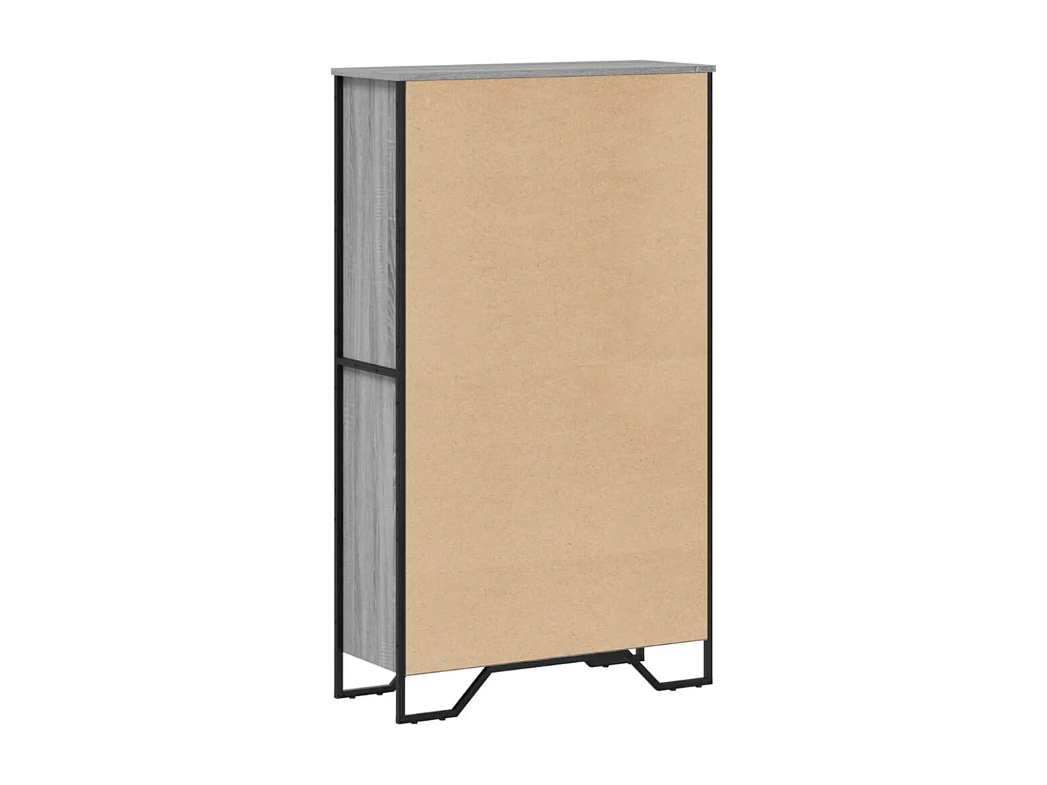 Bibliothèque sonoma gris 80x31x137,5 cm bois d'ingénierie