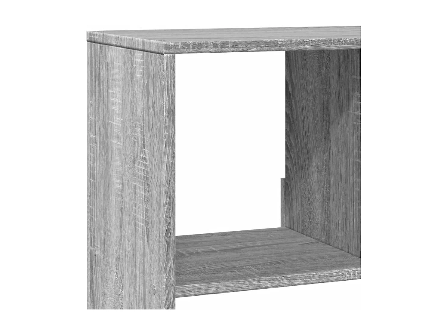 Bibliothèque / Cloison de séparation sonoma gris bois d'ingénierie