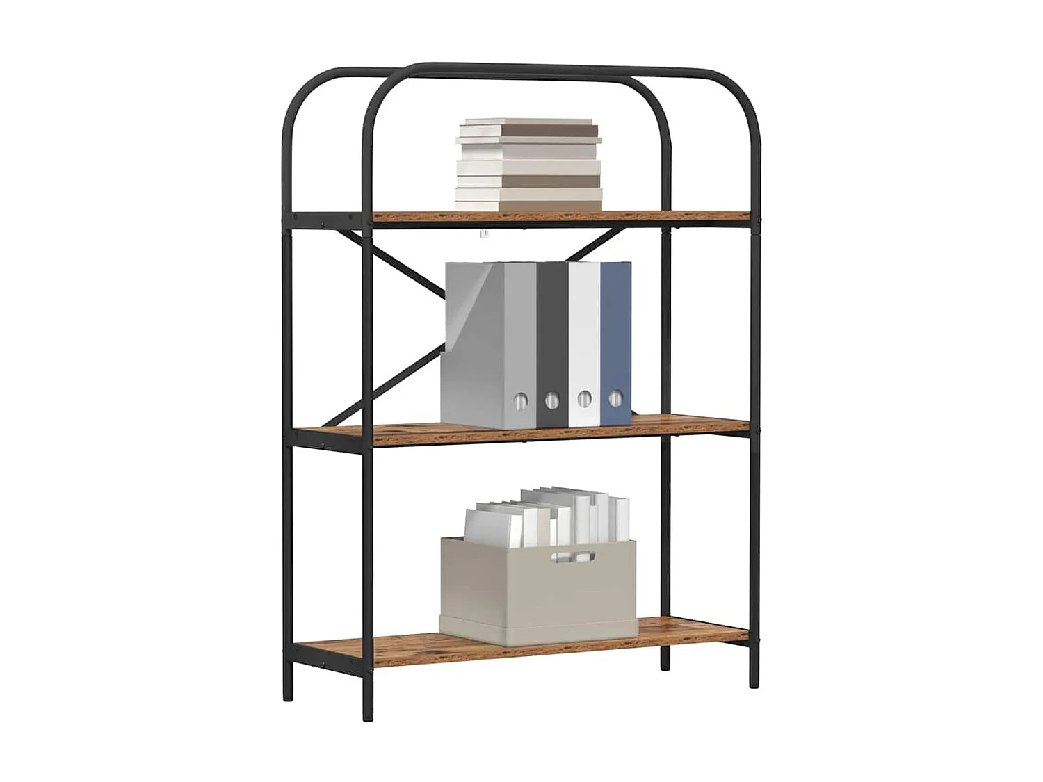 Estante de libros Madera vieja 80 x 30 x 109 cm