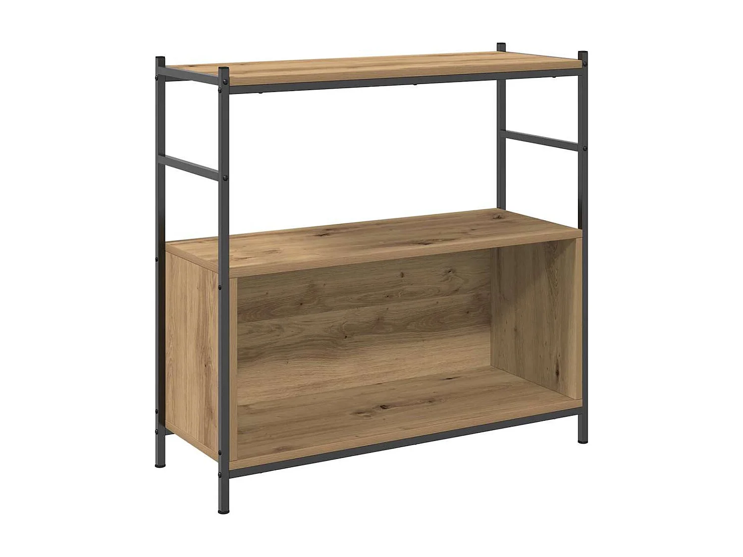 Boekenplank artisanaal eikenkleurig 80 x 30 x 78.5 cm