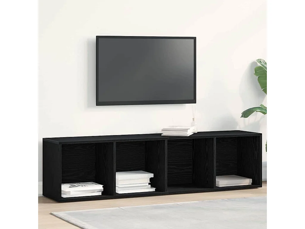 Bibliothèque Chêne noir 36 x 30 x 143 cm Bois d'ingénierie