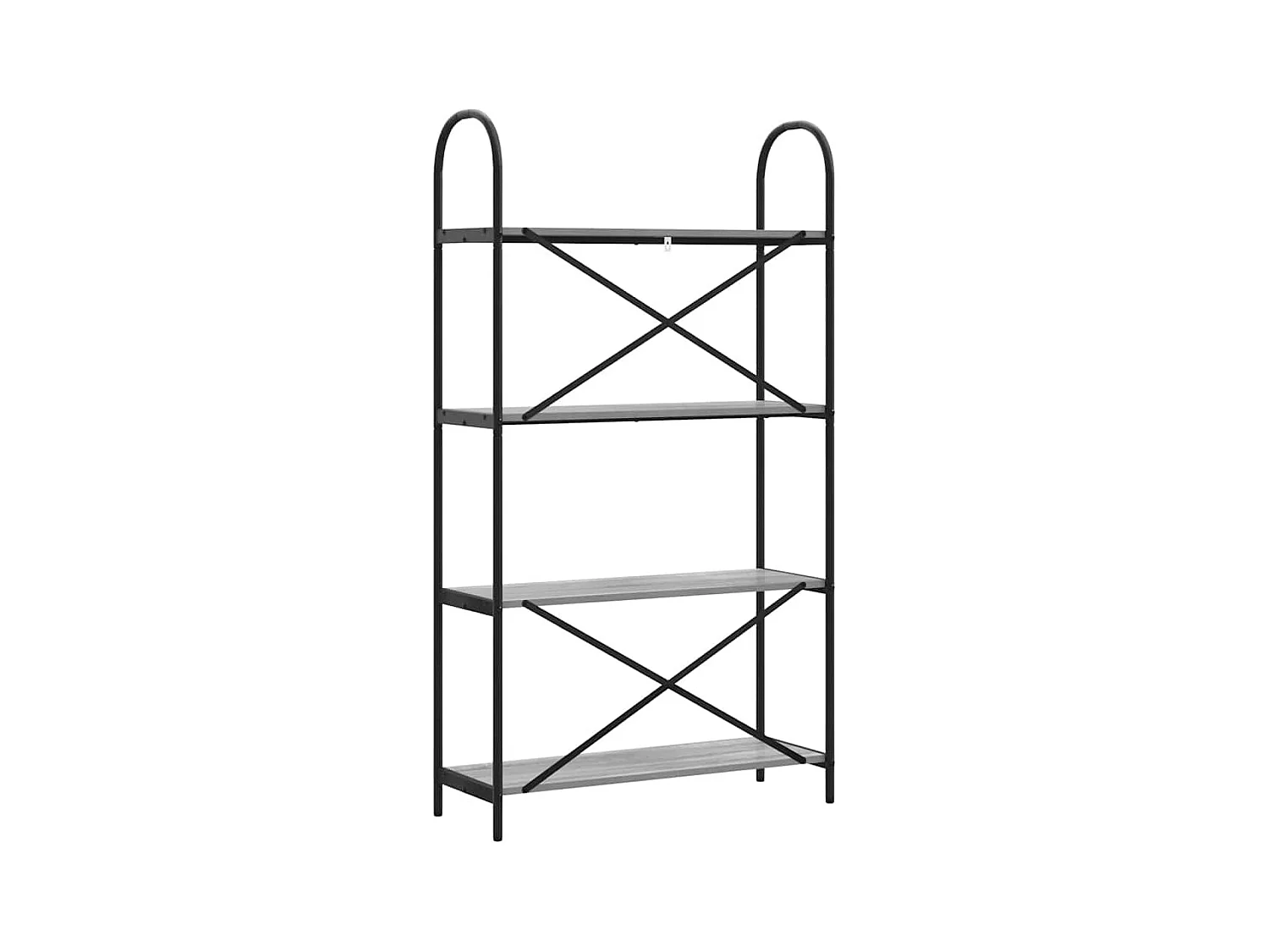 Bibliothèque Sonoma gris 80 x 30 x 146 cm Bois d'ingénierie