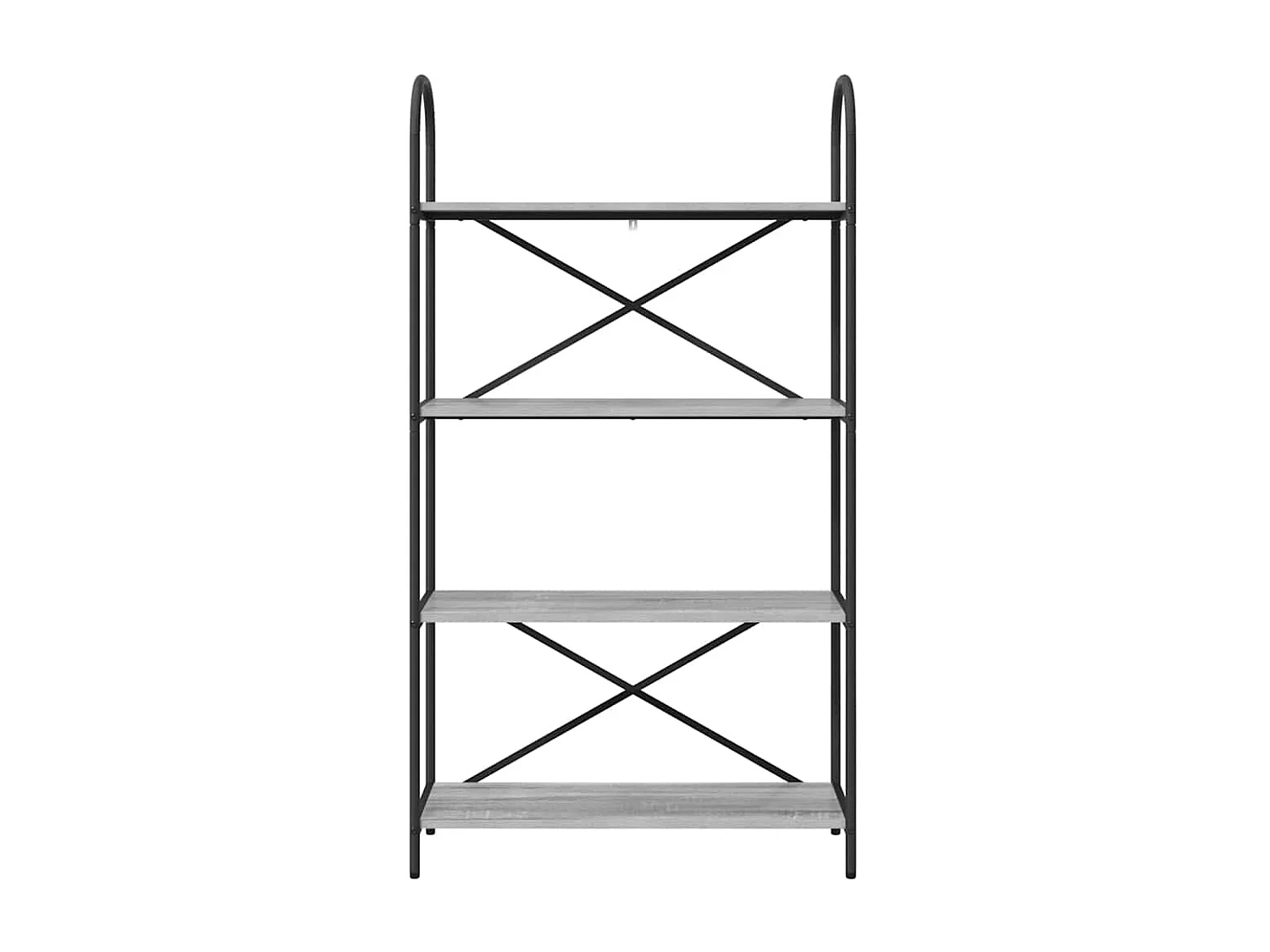 Bibliothèque Sonoma gris 80 x 30 x 146 cm Bois d'ingénierie